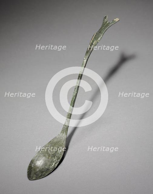 Spoon with Fish-Tail Design, 918-1392. Creator: Unknown.