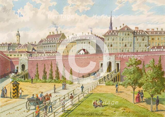 The two Carinthia gates, 1847. Creator: Franz Gerasch.