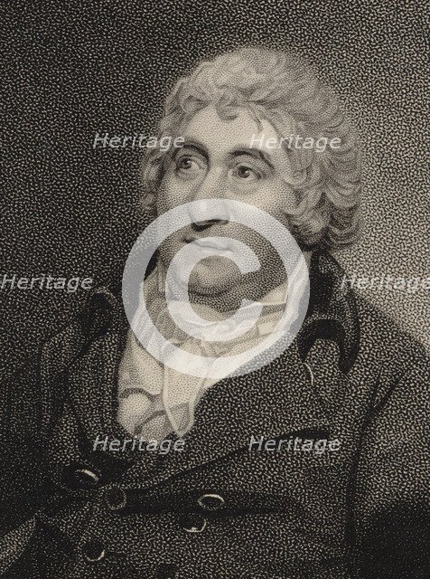 Portrait of the composer Charles Dibdin (1745-1814), 1814.