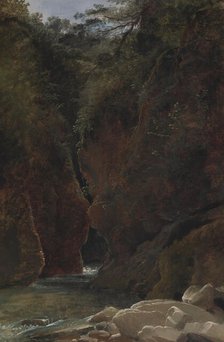 View of a Gorge in Italy, c1810 (?). Creator: Pierre-Athanase Chauvin.