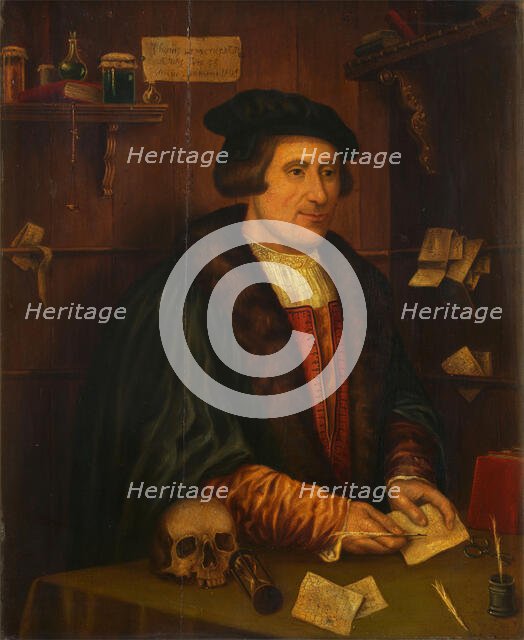 A man designated as Thomas Linacre, c1500s. Creator: Unknown.