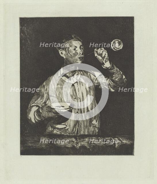 The Boy with Soap Bubbles (L'enfant aux bulles de savon), 1868/1869. Creator: Edouard Manet.