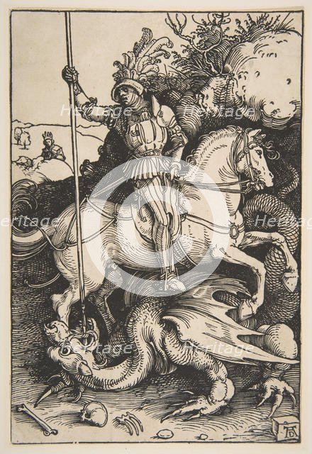 Saint George and the Dragon, ca. 1504. Creator: Albrecht Durer.