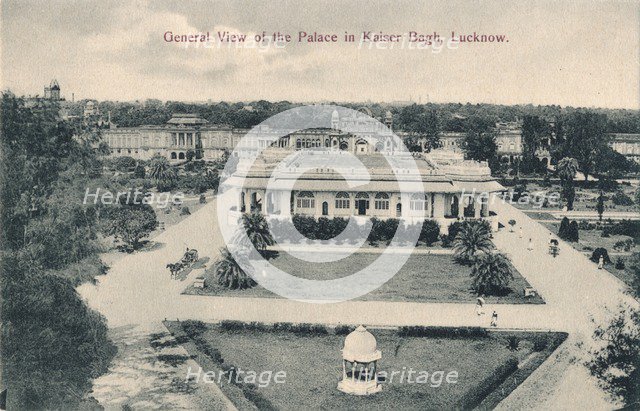 'General View of the Palace in Kaiser Bagh, Lucknow', c1900. Artist: Unknown.