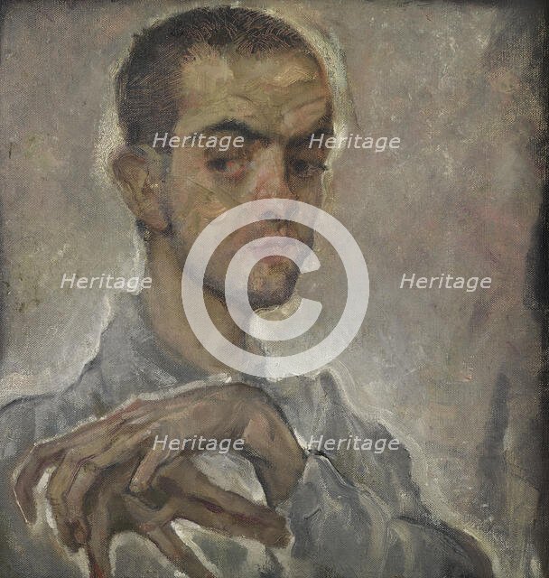 Portrait of Egon Schiele, 1912. Creator: Oppenheimer, Max (1885-1954).