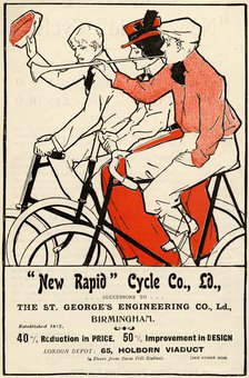 New Rapid Cycle Co, 19th century. Artist: Unknown