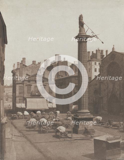 Untitled (Place des Cordeliers), c. 1852-1853. Creator: Louis-Antoine Froissart (French, 1815-1860).