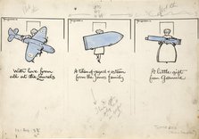 Salvage World War II poster... women carrying an aeroplane, a shell and machine gun, c1939-1946. Creators: Central Office of Information, Cyril Kenneth Bird.