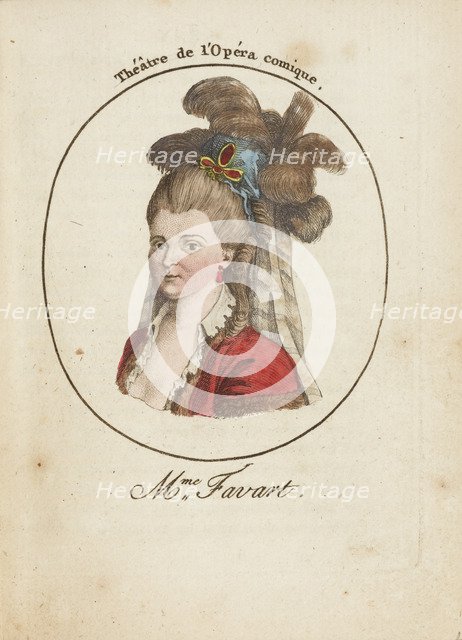 Madame Favart (1727-1772), Late 18th cent.. Artist: Anonymous  