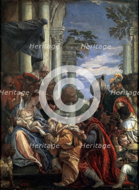 'The Adoration of the Magi', 1570s.  Artist: Paolo Veronese