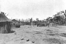 ''Interieur d'un village fortifie de l'Angola; Afrique Australe', 1914. Creator: Unknown.
