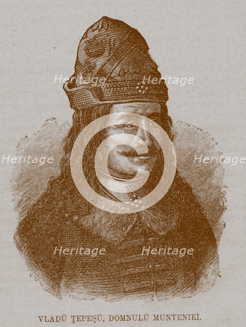 Vlad III, Prince of Wallachia (1431-1476), 19th century. Artist: Anonymous  