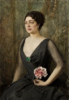 Portrait of Izabela Szembekowa, c1912. Creator: Teodor Axentowicz.