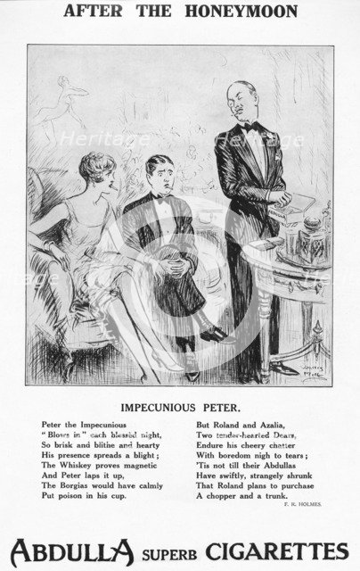 'After the Honeymoon - ''Impecunious Peter', 1927. Artist: Unknown.