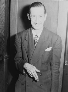 Portrait of Pee Wee Russell, New York, N.Y., 1946. Creator: William Paul Gottlieb.
