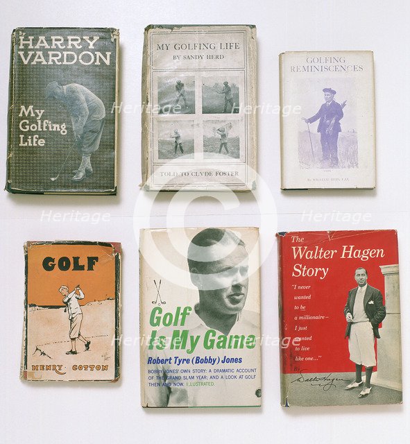 Golfing books, c1910-c1930. Artist: Unknown