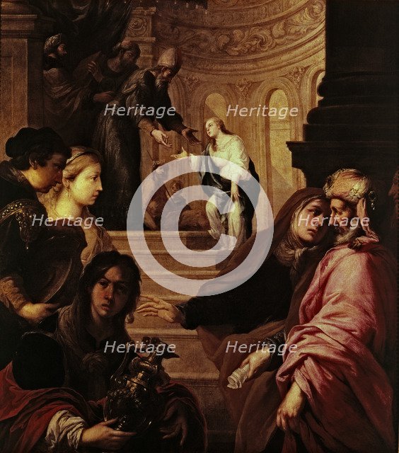  'The Presentation of the Virgin in the Temple' by Juan Valdes Leal.