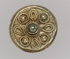 Disk Brooch, Frankish, 7th century. Creator: Unknown.