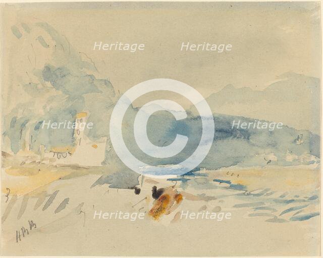 A Landscape with Mountains and a Stream. Creator: Hercules Brabazon Brabazon.