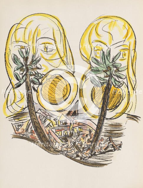 Apocalypse, 1943. Creator: Beckmann; Max (1884-1950).