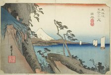 Yui: Satta Peak (Yui, Satta mine), from the series "Fifty-three Stations of the Toka..., c. 1833/34. Creator: Ando Hiroshige.