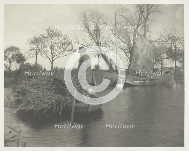 The Gladdon-Cutter's Return, 1886. Creator: Peter Henry Emerson.