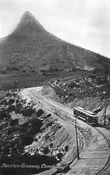 Mountain tramway, Camp's Bay, Cape Town, South Africa, 1917. Artist: Unknown