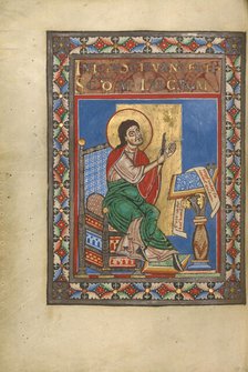 Saint Luke; Gospel Book, about 1120-1140. Creator: Unknown.