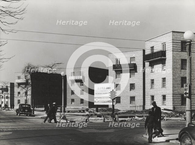 Ida B. Wells Housing Project for Negroes, Chicago, Illinois, April 1941. Creators: Farm Security Administration, Russell Lee.