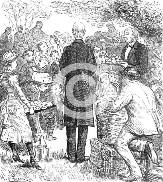 Children's Day in the Country: Preliminaries, 1881. Creator: Unknown.