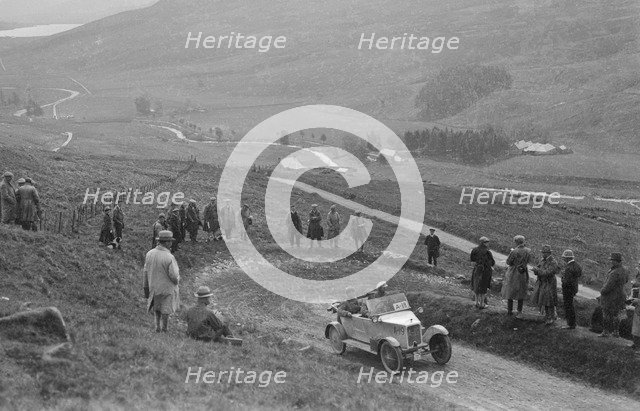 Stoneleigh open 2-seater of EJ Hedent competing in the Scottish Light Car Trial, 1922. Artist: Bill Brunell.