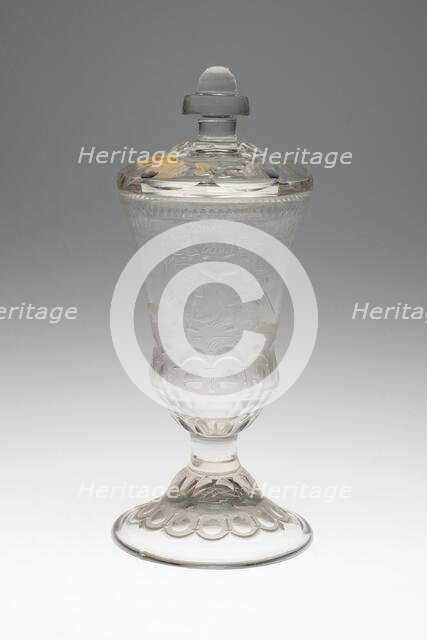 Cup with Cover, Germany, Mid 19th century. Creator: Unknown.