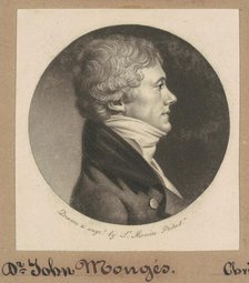 John Armentaire Monges, 1800. Creator: Charles Balthazar Julien Févret de Saint-Mémin.