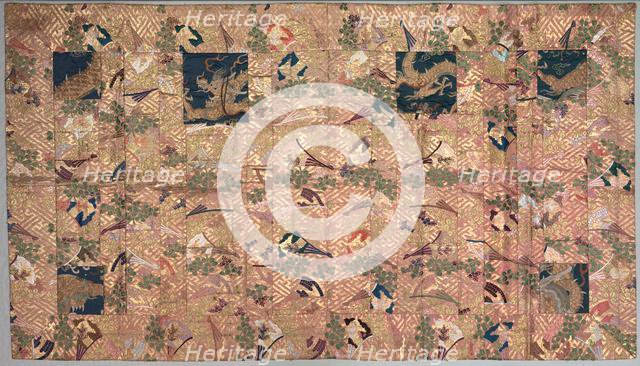 Buddhist Priest Robe and Sash, 1800s. Creator: Unknown.