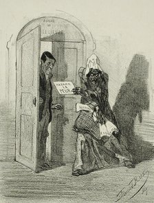 Représentants et Représentés, 1859. Creator: Félicien Rops.
