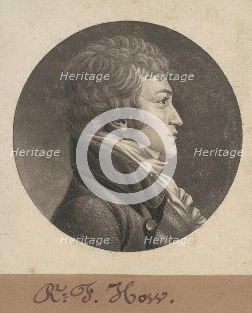 Robert F. How, 1806. Creator: Charles Balthazar Julien Févret de Saint-Mémin.