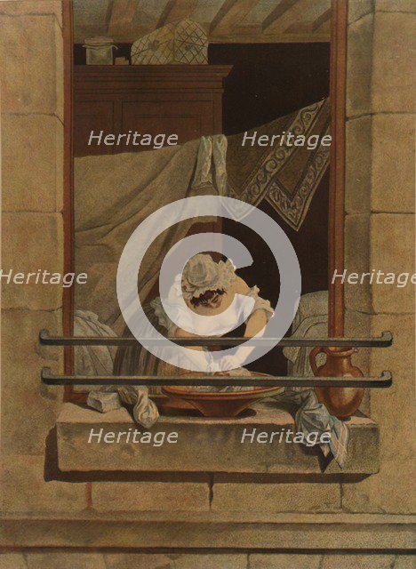 'La Savonneuse', (Washerwoman), c1790-1820, (1913). Artists: Laurent Joseph Julien, Jean Baptiste Moret.