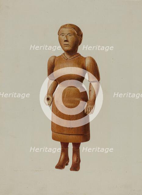 Doll, c. 1939. Creator: John Sullivan.