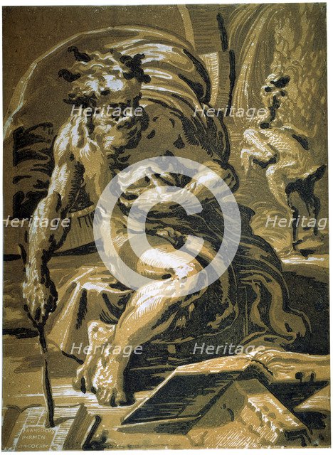 'Diogenes', after 1527. Artist: Ugo da Carpi