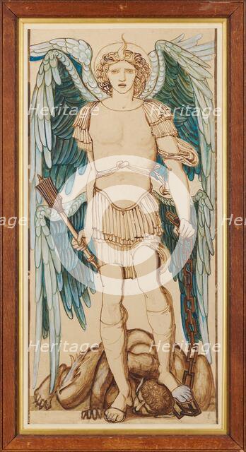 The Angels of the Hierarchy - Principates, 1873. Creator: Sir Edward Coley Burne-Jones.