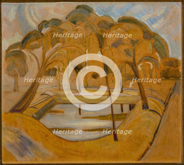 Park View in Domburg, 1911-1912. Creator: Heemskerck, Jacoba van (1876-1923).