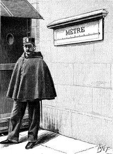 Standard Metre in the Petit Luxembourg, Paris, 1904. Artist: Unknown