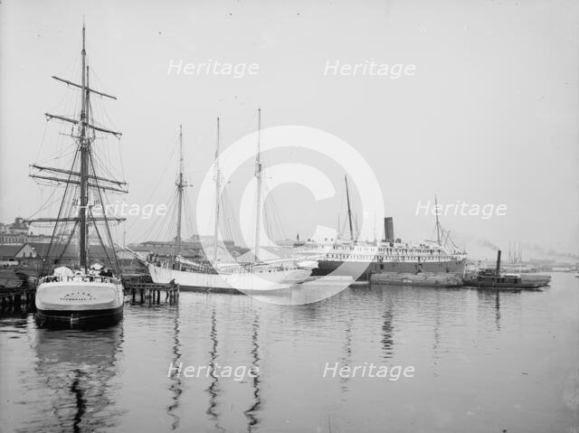 Along the river front, Jacksonville, Fla., c1904. Creator: Unknown.