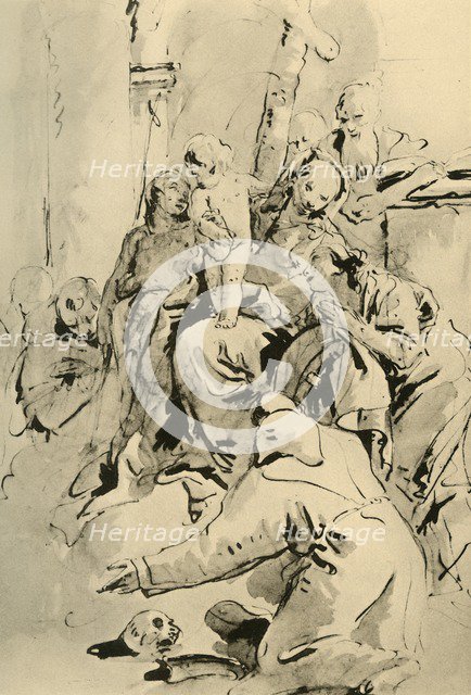 'Madonna with Saints', mid 18th century, (1928). Artist: Giovanni Battista Tiepolo.