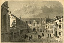 'Old Front of Guildhall', c1725, (1897). Creator: Unknown.