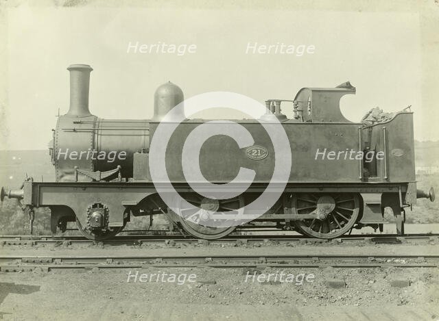 Brecon & Merthyr Railway locomotive, c1917. Creator: Unknown.