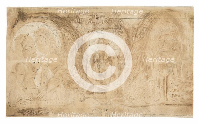 Te atua (The God), from the Noa Noa Suite, 1893/94. Creator: Paul Gauguin.