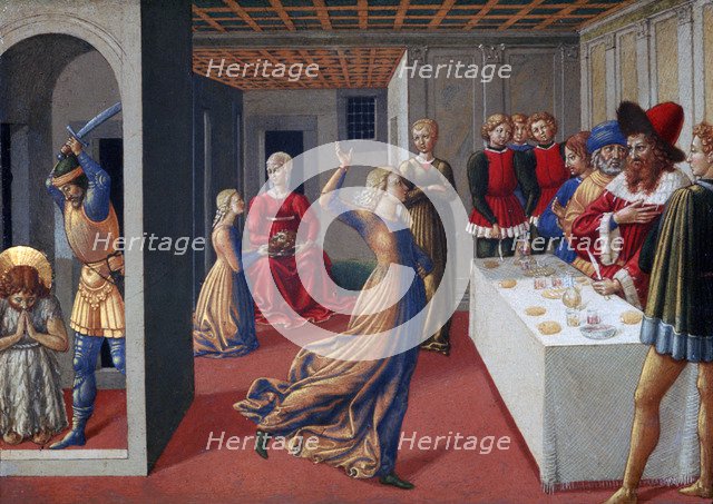'The Feast of Herod and the Beheading of Saint John the Baptist', 1461-1462. Artist: Benozzo Gozzoli