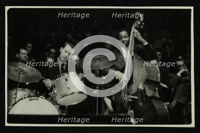 The Dave Brubeck Quartet in concert at Colston Hall, Bristol, 1958. Artist: Denis Williams