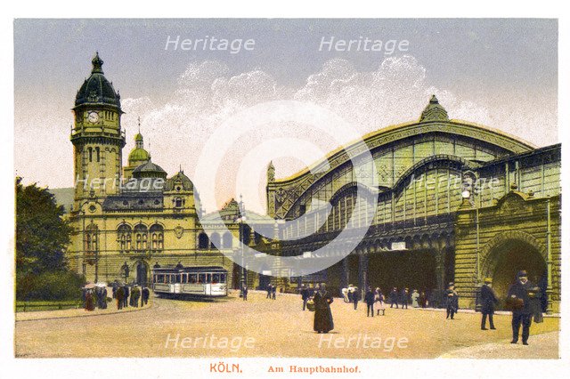 Koln, Am Hauptbahnhof, (Central Station), 20th Century. Artist: Unknown